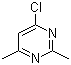 structure of CAS# 4472-45-1, 4-Chloro-2,6-dimethylpyrimidine
