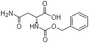 结构式 CAS# 4474-86-6, N-苄氧羰基-D-天冬酰胺