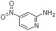 结构式 CAS# 4487-50-7, 2-氨基-4-硝基吡啶