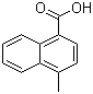 4-甲基-1-萘甲酸分子结构 (CAS 4488-40-8)