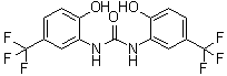 1,3-Bis(2-hydroxy-5-trifluoromethylphenyl)urea molecular structure (CAS 448895-37-2)