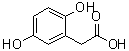 structure of CAS# 451-13-8, Homogentisic acid;2,5-Dihydroxyphenylacetic acid; Alcapton; Homogentisic acid; Homogentisinic acid; NSC 88940