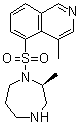 structure of CAS# 451462-58-1, Dimethylfasudil;5-[[(2S)-Hexahydro-2-methyl-1H-1,4-diazepin-1-yl]sulfonyl]-4-methylisoquinoline; H 1152