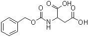 结构式 CAS# 4515-21-3, N-(苄氧羰基)-DL-天冬氨酸