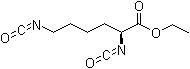 Ethyl (S)-2,6-diisocyanatohexanoate molecular structure (CAS 45172-15-4)