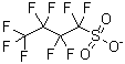 Perfluorobutanesulfonate molecular structure (CAS 45187-15-3)