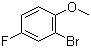 structure of CAS# 452-08-4, 2-Bromo-4-fluoroanisole