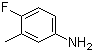 2-氟-5-氨基甲苯分子结构 (CAS 452-69-7)