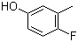 structure of CAS# 452-70-0, 4-Fluoro-3-methylphenol