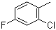 structure of CAS# 452-73-3, 2-Chloro-4-fluorotoluene;2-Chloro-4-fluoro-1-methylbenzene