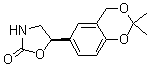 structure of CAS# 452339-73-0, (5R)-5-(2,2-Dimethyl-4H-1,3-benzodioxin-6-yl)-1,3-oxazolidin-2-one;(R)-5-(2,2-Dimethyl-4H-1,3-benzodioxin-6-yl)-1,3-oxazolidin-2-one