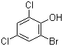 2,4-Dichloro-6-bromophenol molecular structure (CAS 4524-77-0)