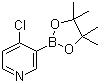 4-Chloropyridine-3-boronic acid pinacol ester molecular structure (CAS 452972-15-5)