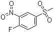 5-甲砜基-2-氟硝基苯分子结构 (CAS 453-72-5)