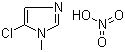 structure of CAS# 4531-53-7, 5-Chloro-1-methyl-1H-imidazole nitrate;1-Methyl-5-chloroimidazole nitrate