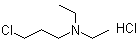 structure of CAS# 4535-85-7, 3-Chloro-N,N-diethylpropanamine hydrochloride;3-Chloro-N,N-diethylpropylamine hydrochloride; N-(3-Chloropropyl)diethylamine hydrochloride