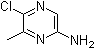 5-氯-6-甲基-2-吡嗪胺分子结构 (CAS 453548-87-3)