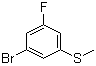 5-Fluoro-3-(methylthio)bromobenzene molecular structure (CAS 453566-03-5)