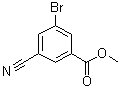 Methyl 3-bromo-5-cyanobenzoate molecular structure (CAS 453566-15-9)