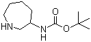tert-Butyl azepan-3-ylcarbamate molecular structure (CAS 454451-26-4)
