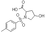 4-Hydroxy-1-[(4-methylphenyl)sulfonyl]proline molecular structure (CAS 454473-66-6)