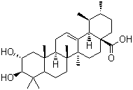 科罗索酸分子结构 (CAS 4547-24-4)