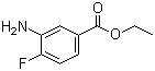 结构式 CAS# 455-75-4, 3-氨基-4-氟苯甲酸乙酯