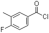 结构式 CAS# 455-84-5, 4-氟-3-甲基苯甲酰氯