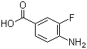 结构式 CAS# 455-87-8, 4-氨基-3-氟苯甲酸