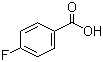 对氟苯甲酸分子结构 (CAS 456-22-4)