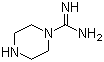 结构式 CAS# 45695-84-9, 哌嗪-1-甲脒