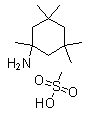 1,3,3,5,5-Pentamethylcyclohexanamine methanesulfonate molecular structure (CAS 457068-92-7)
