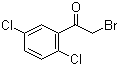 2-溴-1-(2,5-二氯苯基)乙酮分子结构 (CAS 4571-25-9)