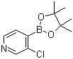 结构式 CAS# 458532-90-6, 3-氯吡啶-4-硼酸频哪醇酯