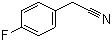structure of CAS# 459-22-3, 4-Fluorophenylacetonitrile;4-Fluorobenzyl cyanide