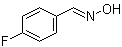 structure of CAS# 459-23-4, 4-Fluorobenzaldehyde oxime;4-Fluorobenzaldoxime; p-Fluorobenzaldehyde oxime