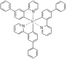 Tris[3-(2-pyridinyl)[1,1'-biphenyl]-4-yl]iridium molecular structure (CAS 459133-59-6)