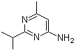 4-氨基-2-异丙基-6-甲基嘧啶分子结构 (CAS 4595-70-4)