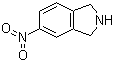 5-硝基-2,3-二氢-1H-异吲哚分子结构 (CAS 46053-72-9)