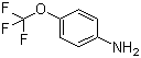 结构式 CAS# 461-82-5, 对三氟甲氧基苯胺; 对氨基三氟甲氧基苯