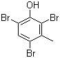 2,4,6-三溴-3-甲基苯酚分子结构 (CAS 4619-74-3)