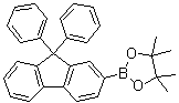 9,9-二苯基-9H-芴-2-基硼酸频哪醇酯分子结构 (CAS 462128-39-8)