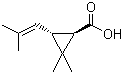 (+)-trans-Chrysanthemic acid molecular structure (CAS 4638-92-0)