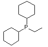 Ethyldicyclohexylphosphine molecular structure (CAS 46392-44-3)