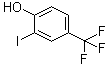 2-碘-4-三氟甲基苯酚分子结构 (CAS 463976-21-8)