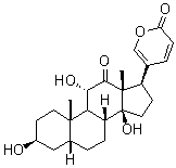 沙蟾毒经分子结构 (CAS 464-74-4)