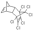 structure of CAS# 465-73-6, Isodrin;1,2,3,4,10,10-Hexachloro-1,4,4a,5,8,8a-hexahydro-1,4-endo,endo-5,8-dimethanonaphthalene; Compound 711; SD 3418