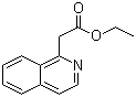 异喹啉-1-乙酸乙酯分子结构 (CAS 46502-61-8)