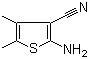 2-Amino-4,5-dimethylthiophene-3-carbonitrile molecular structure (CAS 4651-94-9)