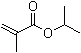 结构式 CAS# 4655-34-9, 2-甲基丙烯酸异丙酯